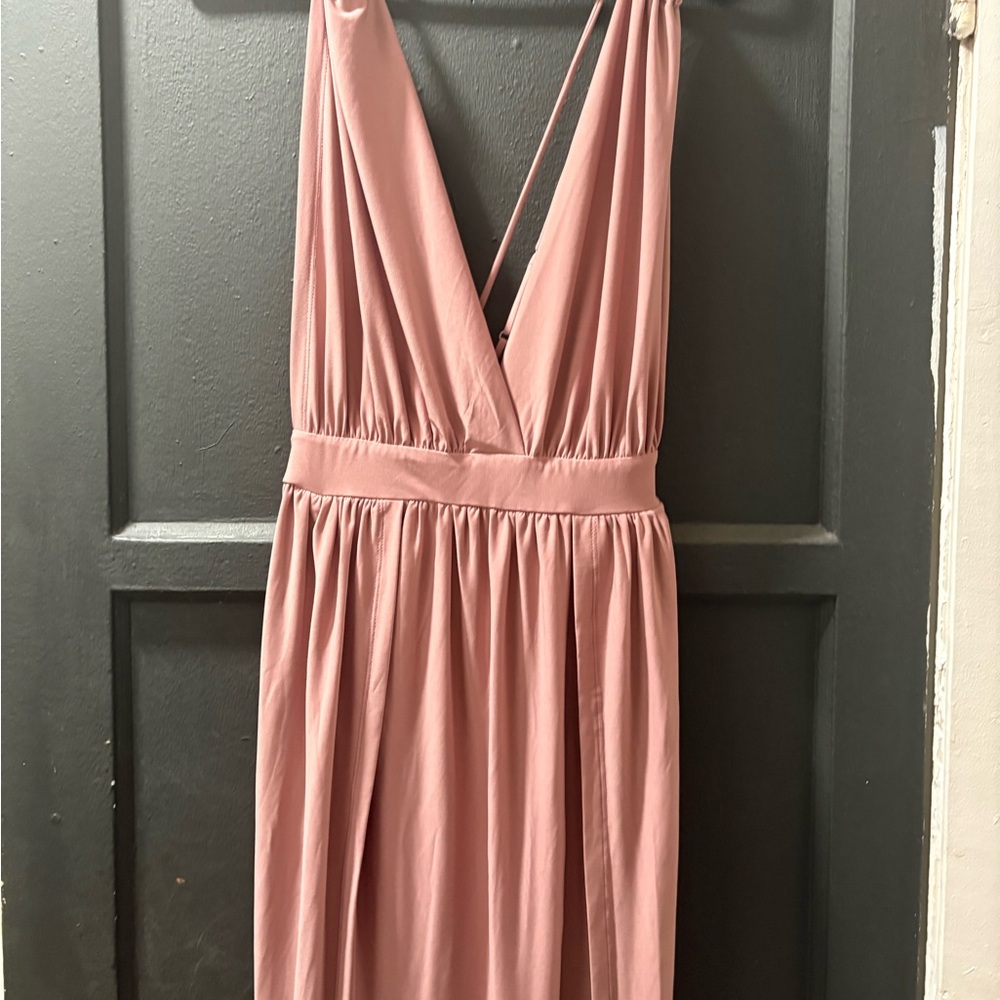 Blush pink dress